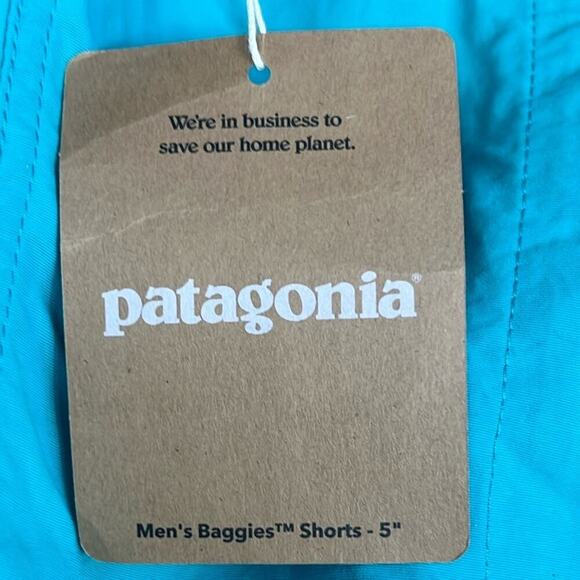 NWT Patagonia Men’s XL Baggies 5" Swim Trunks Bottoms Shorts Outdoor Quick Dry - Picture 14 of 15